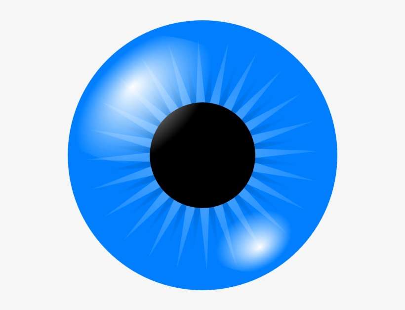 Iris Clip Art - Clip Art Blue Eyes, transparent png download