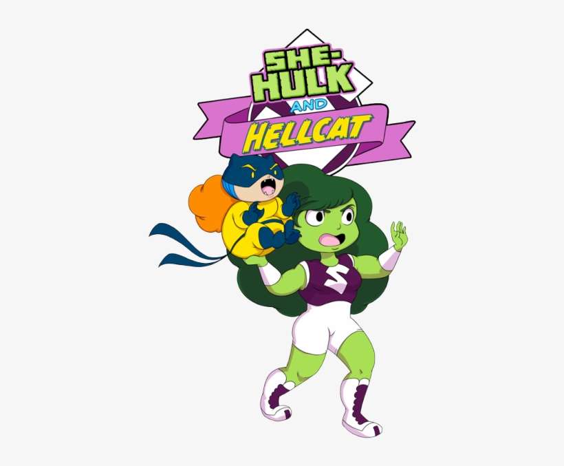 “ This Is Now I Need She Hulk To End - She Hulk And Hell Cat, transparent png download