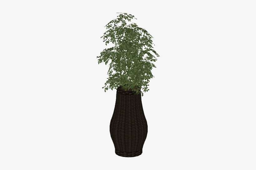 Rotan Planter 2 - Houseplant, transparent png download