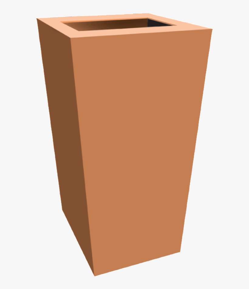 Chelsea Square Taper Corten Steel Planter - Keter Planter Taper Planter, transparent png download