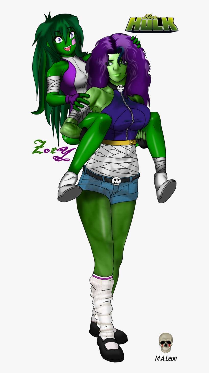 Request - Zombie She Hulk, transparent png download