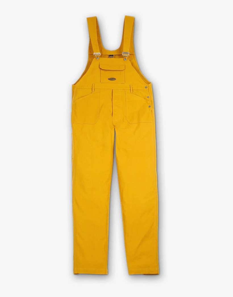 Yellow Dungarees - One-piece Garment, transparent png download