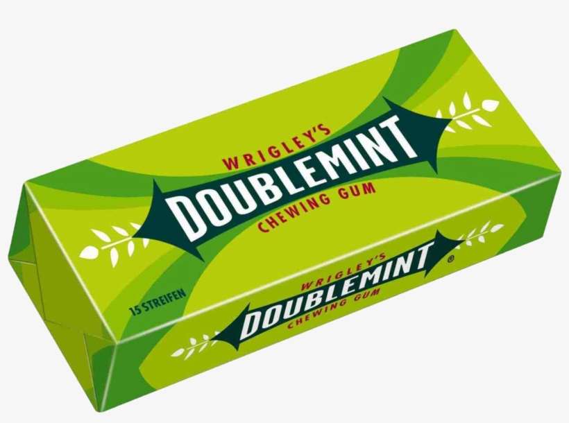Chewing Gum Png - Wrigley's Doublemint Chewing Gum 15 Sticks, transparent png download