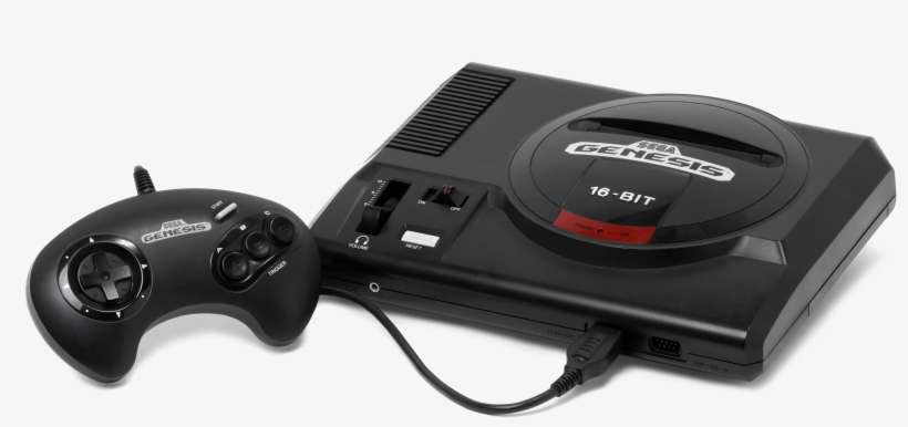 Sega Genesis Mod1 Set - Sega Genesis 1 (original Model) Console System, transparent png download