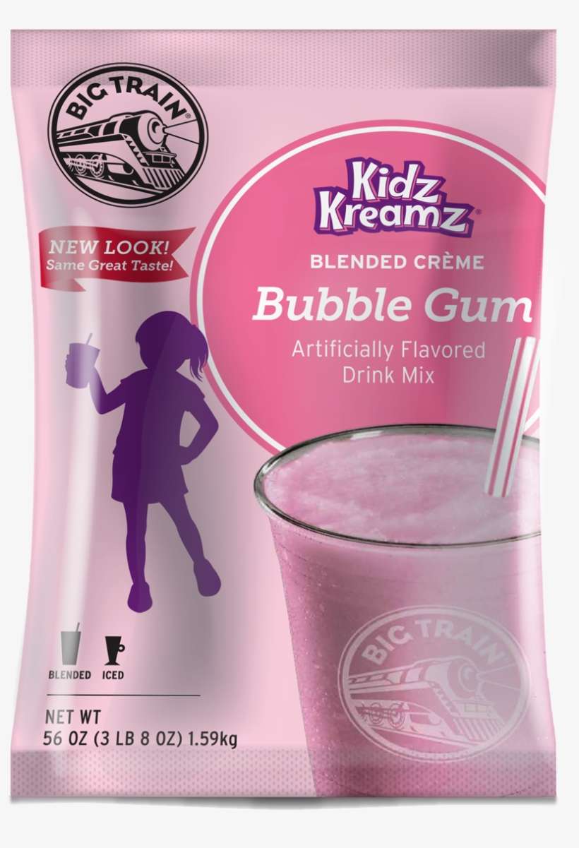 200600 Kidzkream Bubblegum - Big Train Powder Mint, transparent png download