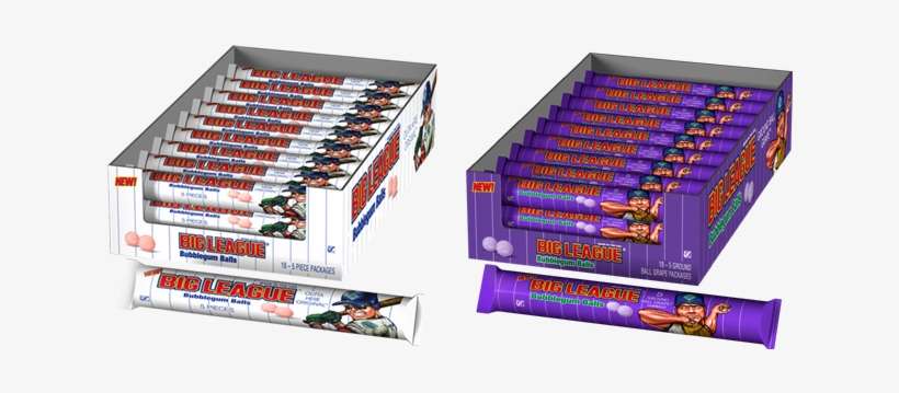 Big League Chew® To Debut New Bubblegum Ball 5-pack - Big League Chew Original Gumball Tube 5, transparent png download
