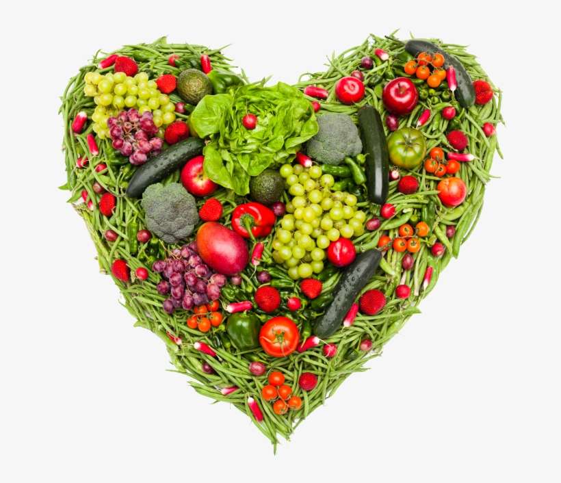 Png Free Stock Love Your Heart Through Living Bank - Healthy Heart Food Png, transparent png download