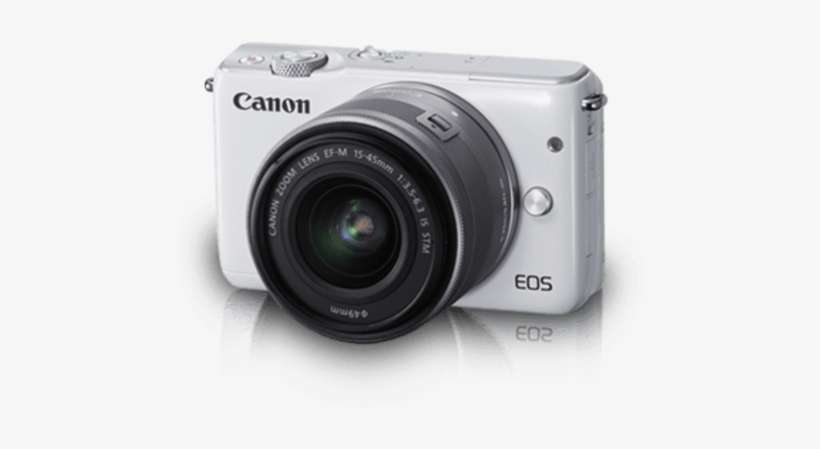 Eos M10 Kit Iii - Canon Eos M10 - White - Ef-m 15-45, transparent png download
