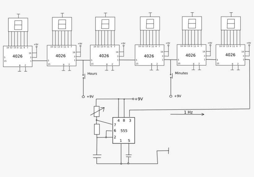 ajanta digital wall clock circuit diagram Wiring Diagram and Schematics