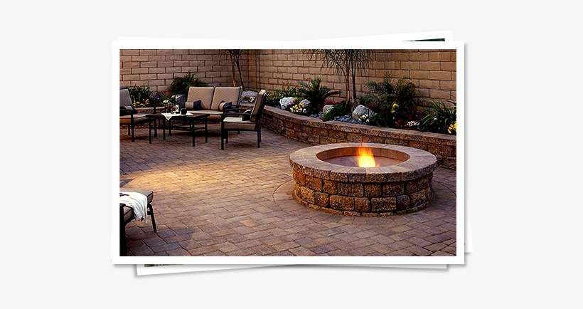 Enjoy Those Great Summer Nights With A New Fire Pit - Backyard Paver Ideas, transparent png download