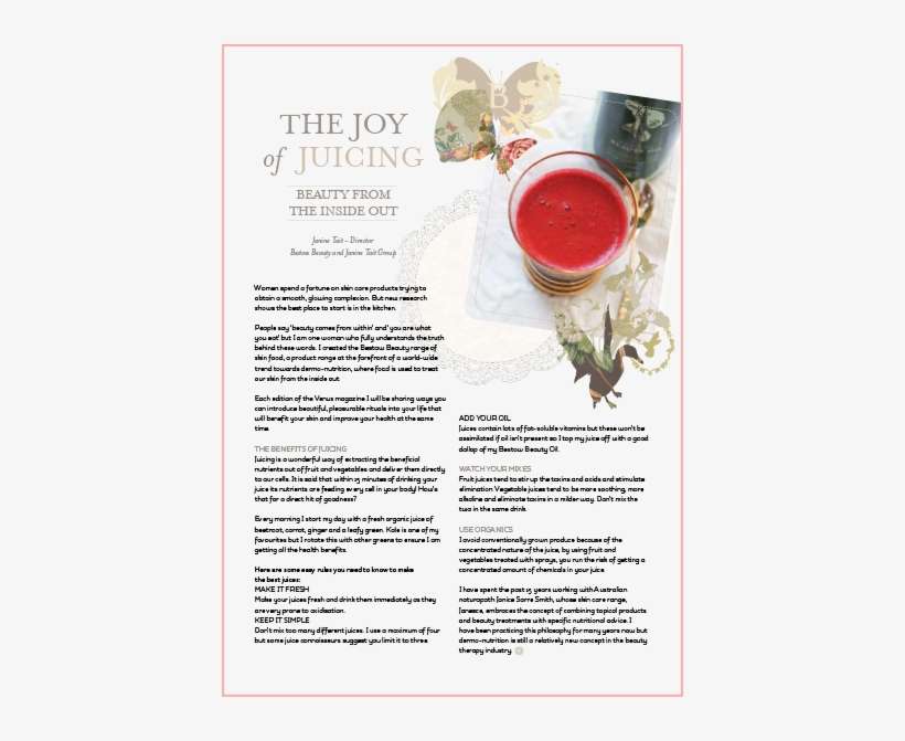 The Joy Of Juicing Beauty From The Inside Out - Plaza De San Marcos, transparent png download