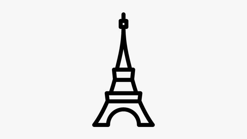 Eiffel Tower Vector - Эйфелева Башня Лого, transparent png download