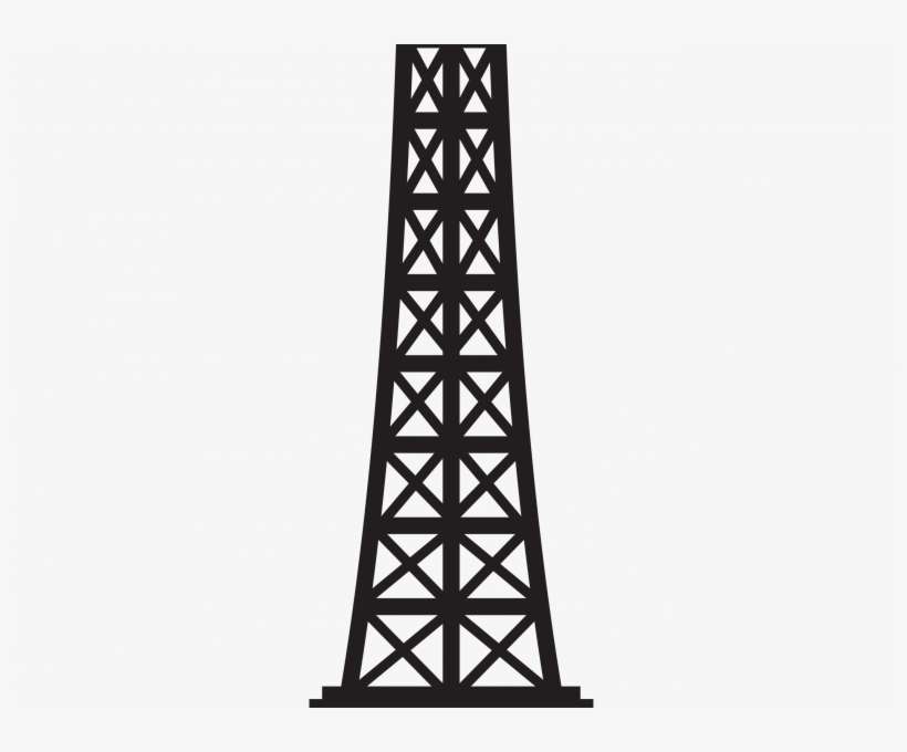 Tower Black And White Free Download Best - Eiffel Tower Clip Art Png, transparent png download
