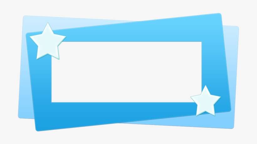 Cute Blue Border Png Png Image Transparent Png Free Download On Seekpng