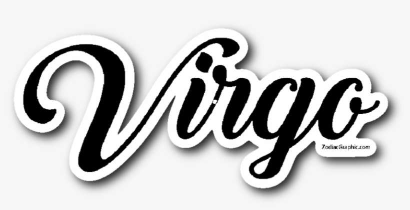 Virgo Zodiac Graphic Sticker - God, transparent png download