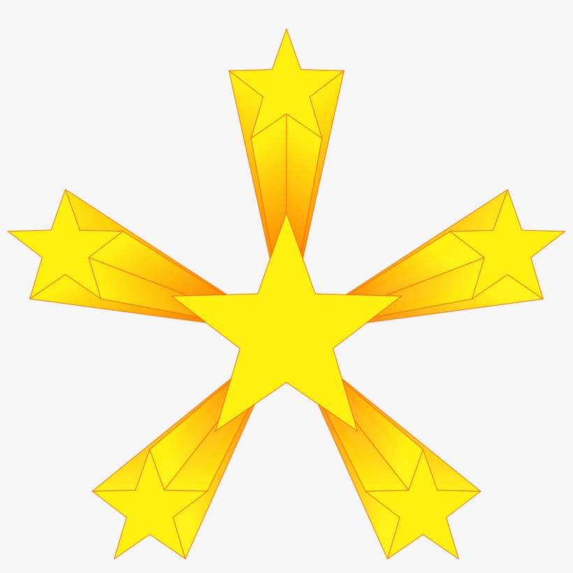 Yellow Stars Png - Yellow, transparent png download