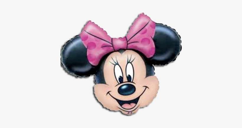 Minnie Mouse Foil Balloon - Minnie Balloons, transparent png download