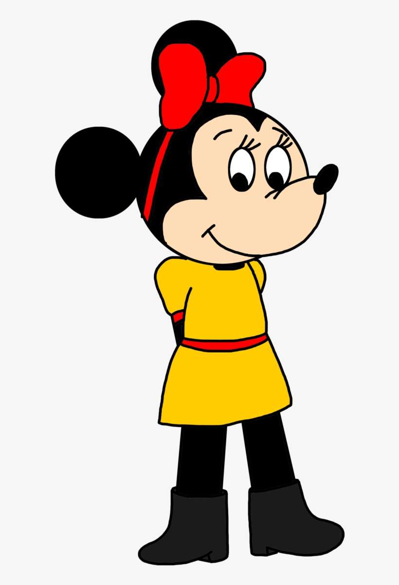 Eyelash Clipart Minnie Mouse - 1970s Minnie Mouse, transparent png download