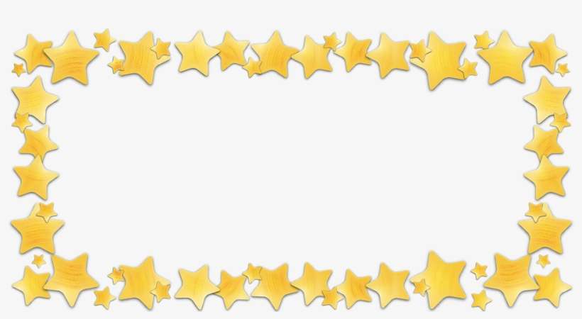 Frame Of Stars Png - מסגרות יפות מסגרות לברכות, transparent png download