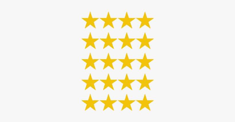 Yellow Small Stars 4 1/4" X 4 3/4" Reflective Vinyl - Central Coast Dance Studio, transparent png download