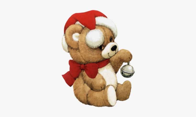 Transparent Christmas Cute Bear Clipart - Christmas Teddy Bear Png, transparent png download