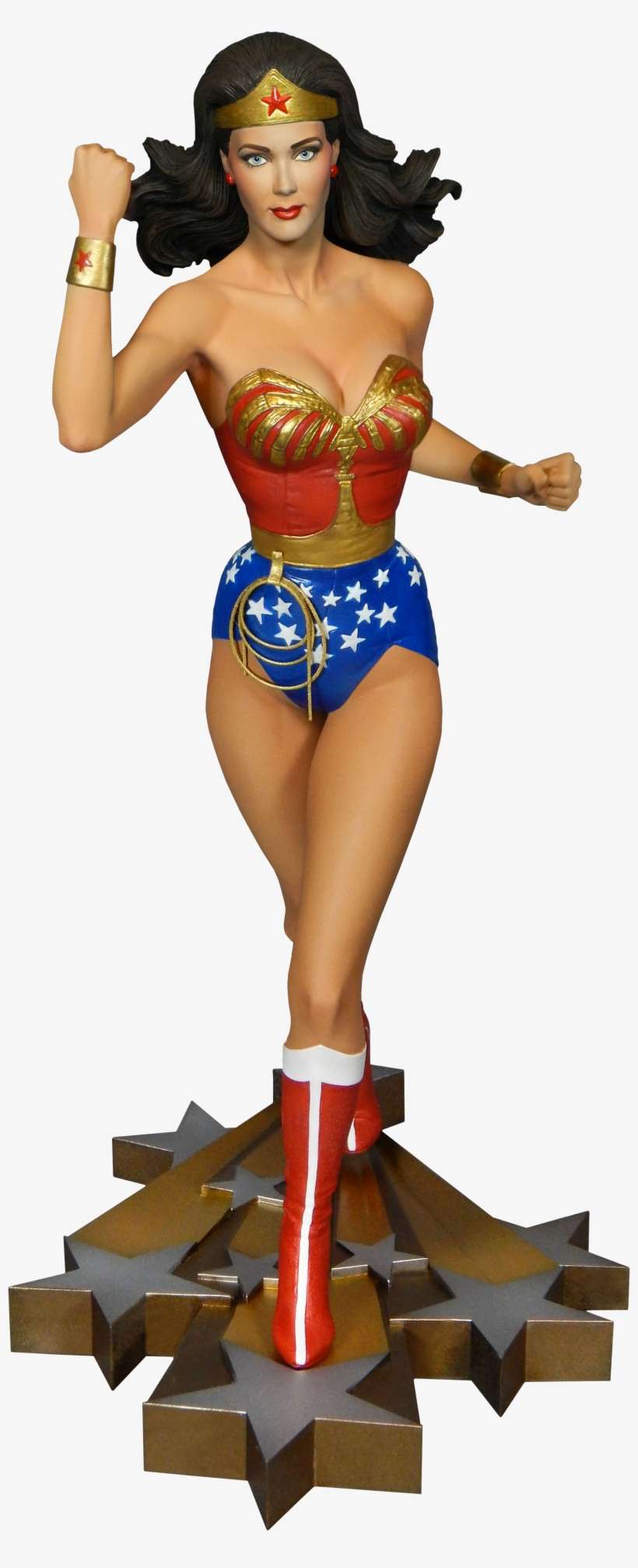 Wonder Woman 13” Maquette Statue - Wonder Woman Lynda Carter Figure, transparent png download