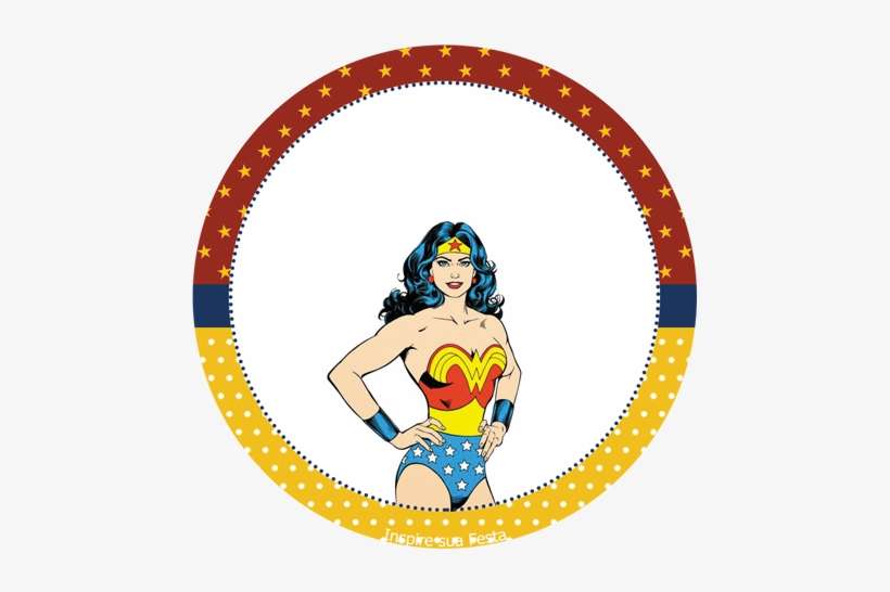 Kit Festa Grátis Para Imprimir Inspire Sua Festa ® - Wonder Woman Galaxy S6 Edge+ Pro Case - Wonder Woman, transparent png download