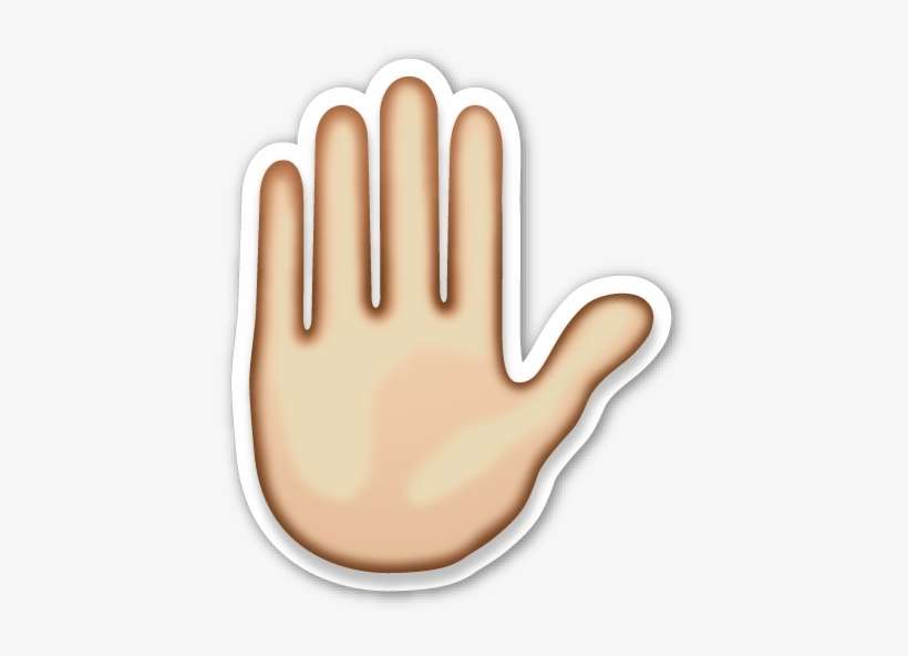 Hand Emoji Sticker, transparent png download