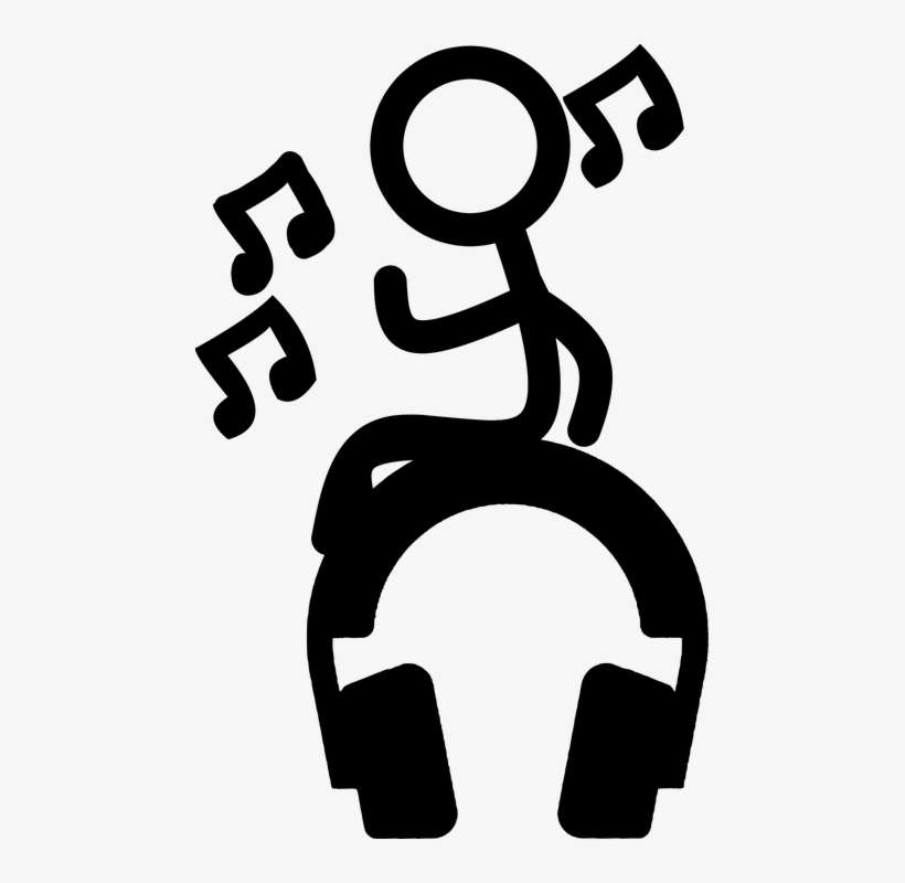 Free On Dumielauxepices Net - Listen To Music Stick Figure, transparent png download