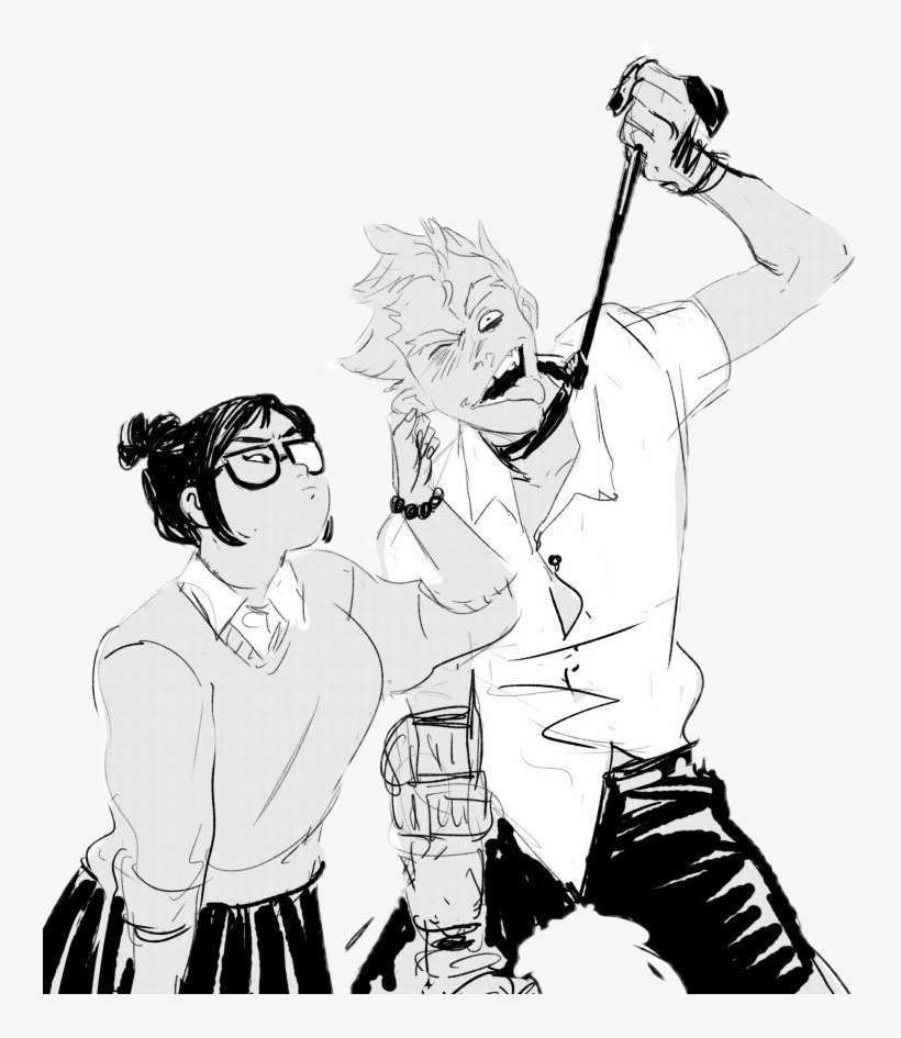 Whoops I Just Realised I Wrote Meihem Instead Of Roadrat - Mei And Junkrat Ship, transparent png download