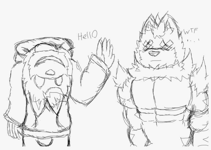 Tobi/sparky I Will Finish It Tomorrow - Line Art, transparent png download