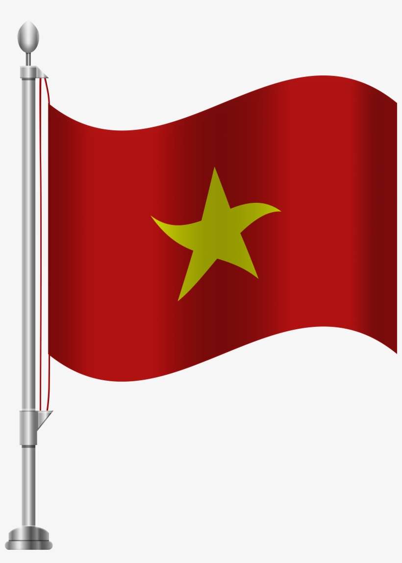Vietnam Flag Png Clip Art, transparent png download