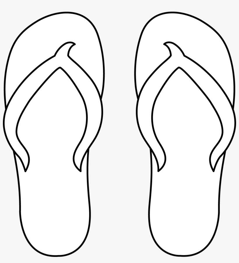Op Womens Eyelit Eva Flip Flop Walmart Com ~ Wiring - Flip Flops Clipart Black And White, transparent png download