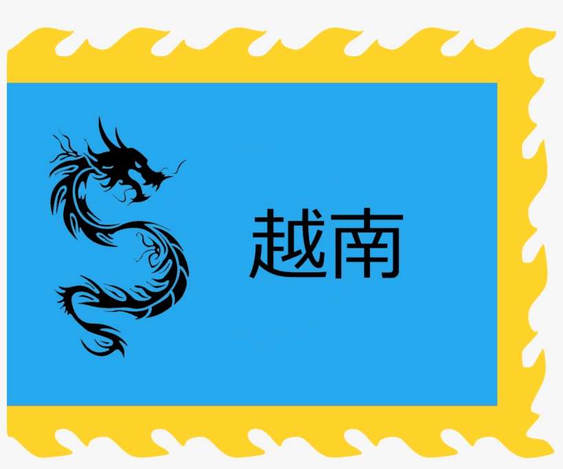 Flag Of Vietnam Province - Dragon Stencils Spray Paint, transparent png download
