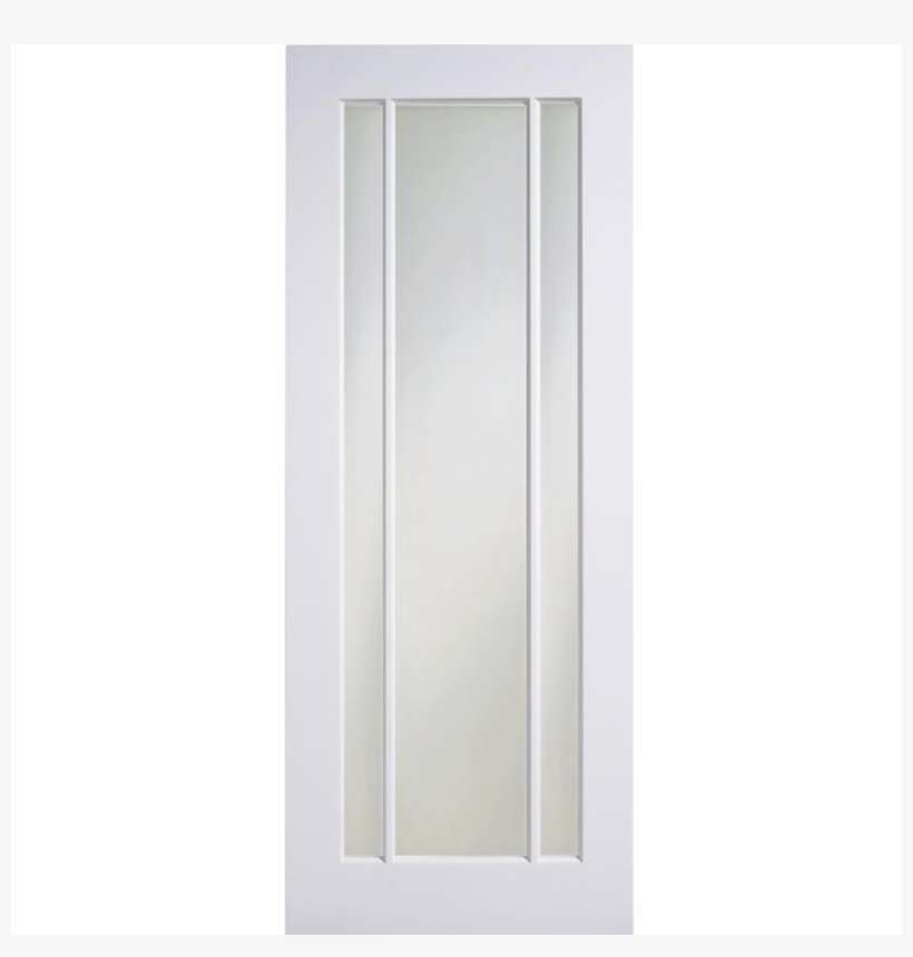 White Primed Langdale Frosted Glass Internal Door & - Door, transparent png download
