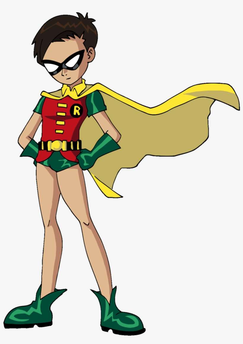 Robin Comic Png Image - Damian Wayne From Batman Unlimited, transparent png download