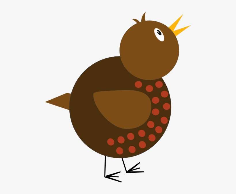 Whimsical Robin Svg Clip Arts 510 X 594 Px, transparent png download