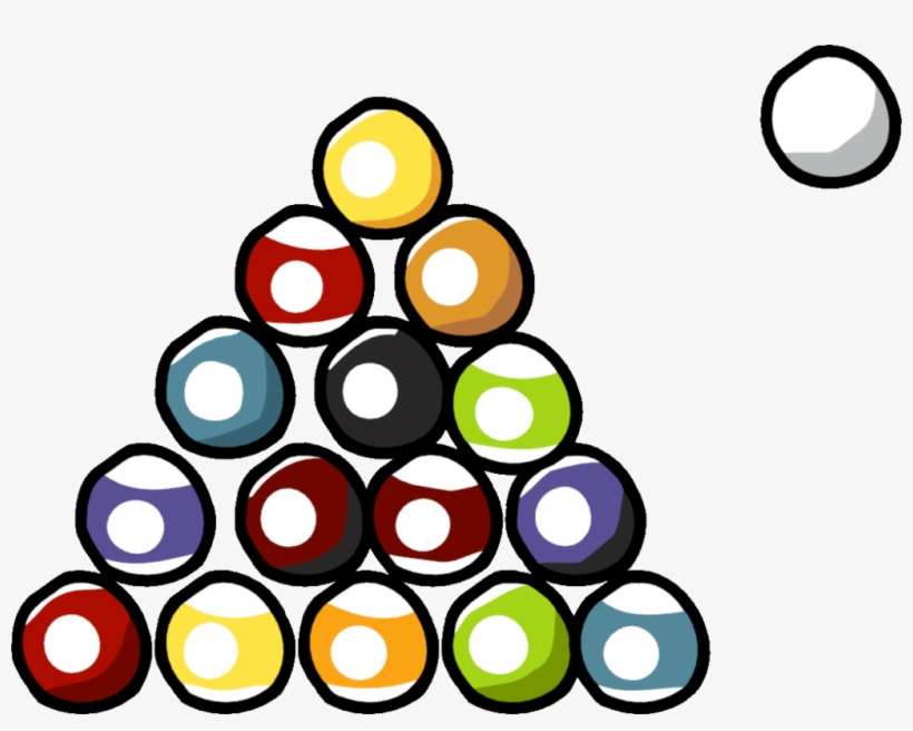 Pool Balls - Scribblenauts Ball, transparent png download