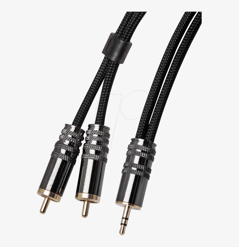 Audiokabel 3,5mm Stecker, 2x Cinch Stecker 2,5m Shiverpeaks - Usb Cable, transparent png download