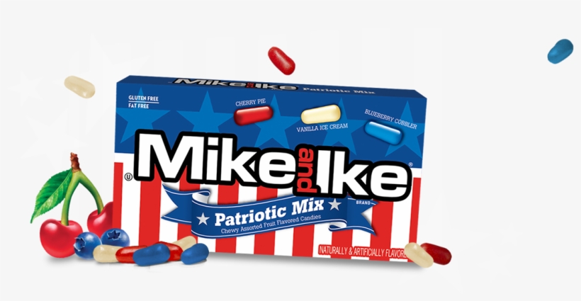 Mike & Ike- Patrriotic Mix, - Mike And Ike American, transparent png download