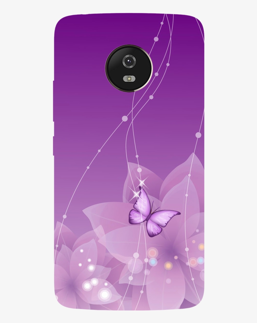 Purple Butterfly Printed Case Cover For Motorola G5 - Christmas Poem For Mum, transparent png download