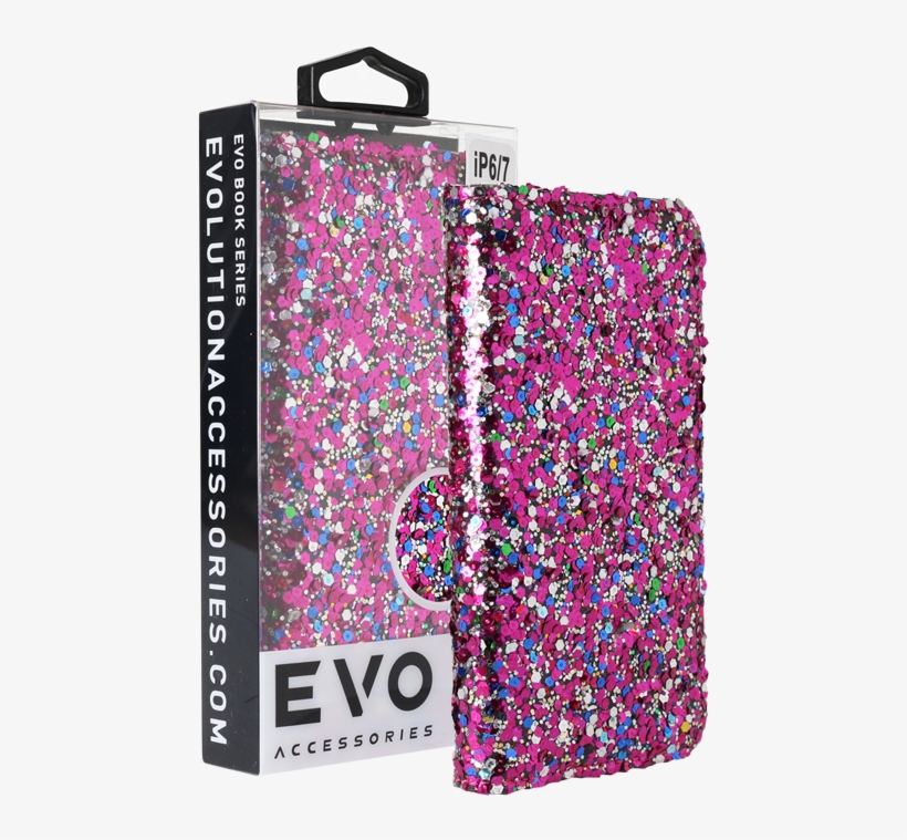 Sequin Book Case For Iphone 6/7 - Slim Book Case Iphone 6, transparent png download