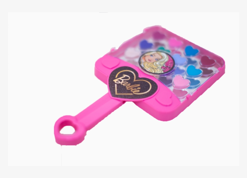 Barbie Hand Mirror With Cosmetics In A Box - Lilac, transparent png download