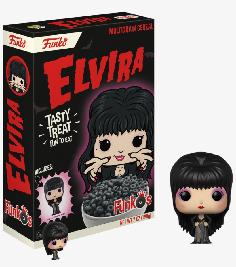 Elvira - Elvira Cereal Hot Topic, transparent png download