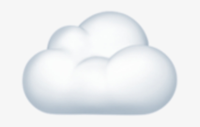 Emoji Iphone Cloud Cloudemoji Iphoneemoji Png Iphone - Illustration, transparent png download