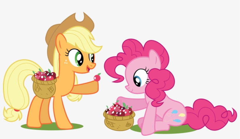 Pinkie Apple Pie - Pinkie Pie And Applejack, transparent png download