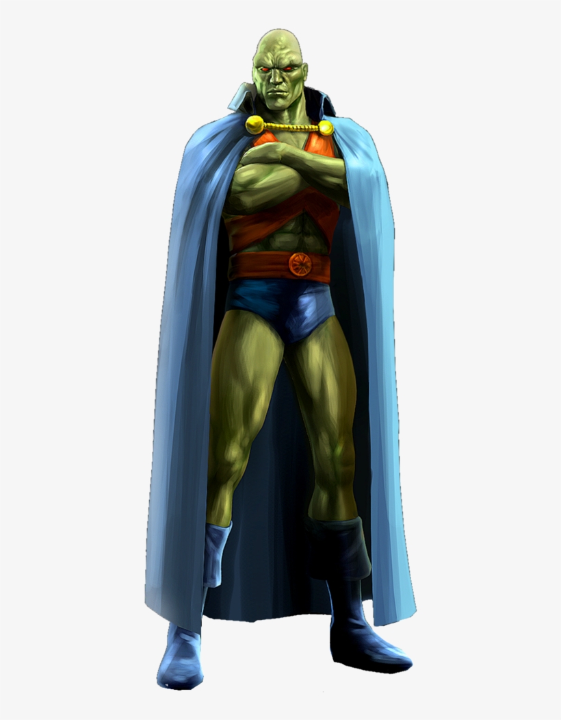 Martian Manhunter - Justice League Heroes Martian Manhunter, transparent png download