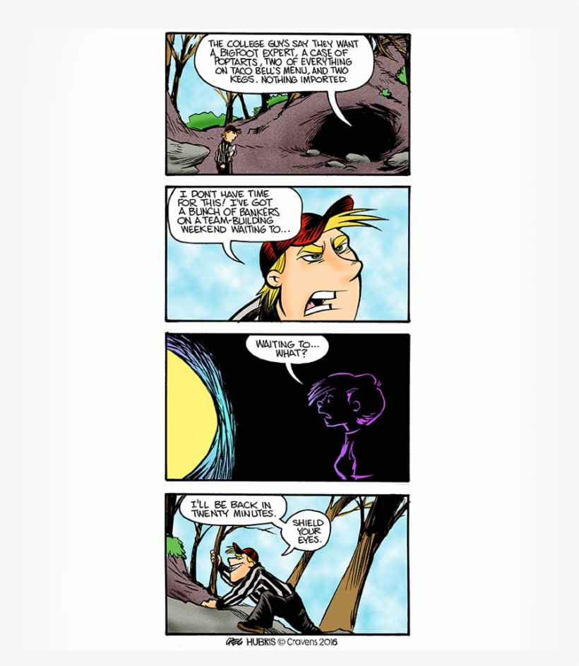 Hubris- Two Problems, Crashing Into One Solution - Comics, transparent png download