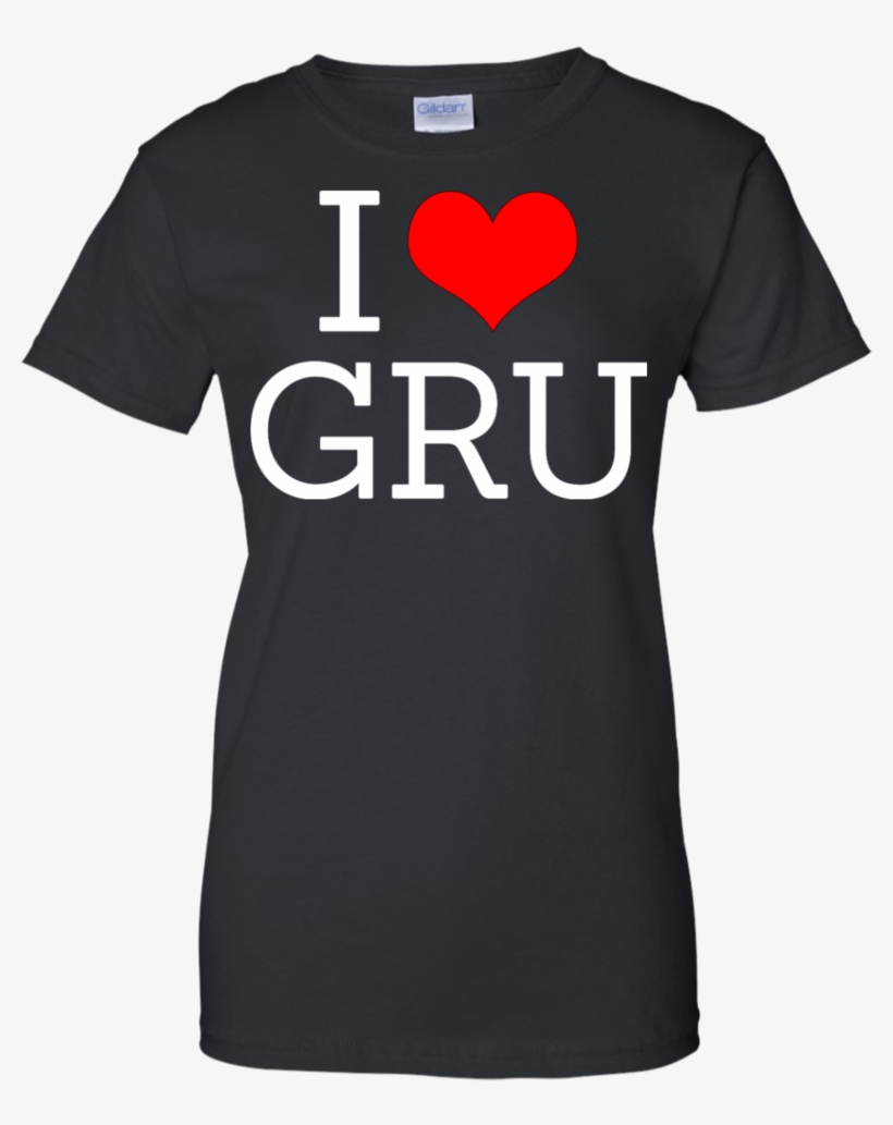 I Love Gru Ladies Fitted T-shirt - Love Ny T Shirts, transparent png download