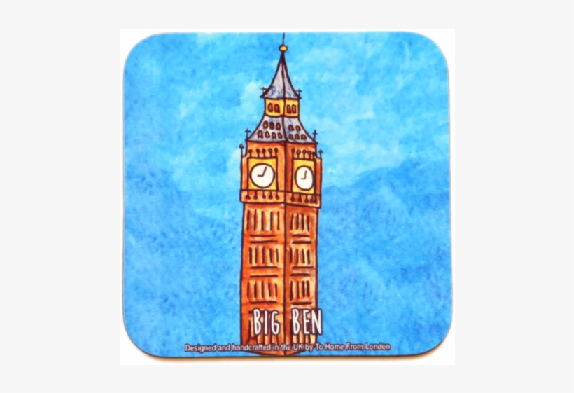 Big Ben Magnetic Coaster 10543-011 - Clock Tower, transparent png download